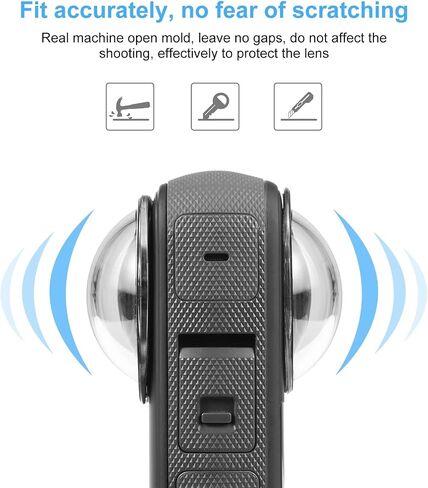 PULUZ Insta 360 x3 حامي العدسة، عدسة الحرس الزجاج البصري الغطاء الواقي لInsta360 X3 مقاوم للماء المضادة للخدش حماية السقوط insta360 x3 الملحقات in Saudi Arabia