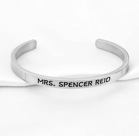 CENWA Criminal Show Inspired Gift Mrs Spencer Reid Cuff Bracelet Criminal Show Fans Gift in Saudi Arabia