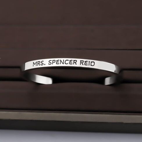 CENWA Criminal Show Inspired Gift Mrs Spencer Reid Cuff Bracelet Criminal Show Fans Gift in Saudi Arabia