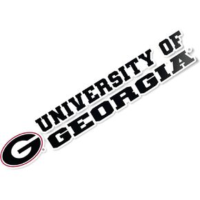 Desert Cactus University of Georgia Sticker Bulldogs UGA Dawgs Name Logo Vinyl Decal Laptop Water Bottle Car Scrapbook (8 Inch Sticker) in Saudi Arabia