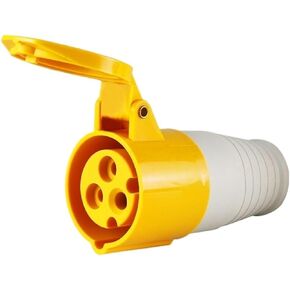 110V-130V Industrial and Socket Connector 4h Three-core 16A Male and Female Butt(Plug) in Saudi Arabia