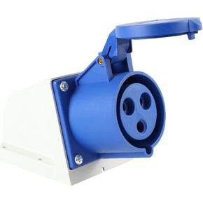 Industrial and socket 3 core 32A docking aviation waterproof and dustproof non-explosion-proof connector three-phase power(Surface mounted socket) in Saudi Arabia