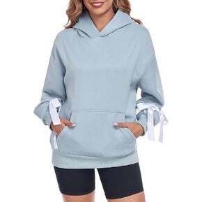 Hotian Womens كبير الحجم هوديز الصوف من مجموعة من أنواع البلوز in Kuwait