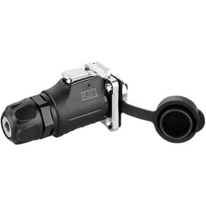 LP16 flange waterproof aviation socket 2 3 45 7 8 9 core male and female docking industrial connector plug-in(5 cores) in Saudi Arabia