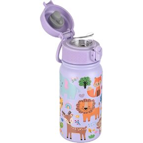 GOPPUS 12oz Kids Water Bottle – BPA-Free, Leak-Proof, Insulated Stainless Steel – Sweat-Proof, Reusable for School, Sports, and Outdoor Activities in Saudi Arabia