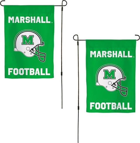 Desert Cactus Marshall University Mu Garden Flag - 19 × 12 بوصة مارشال رعد راية ، للعرض في الهواء الطلق والأحداث (التصميم د) in Saudi Arabia