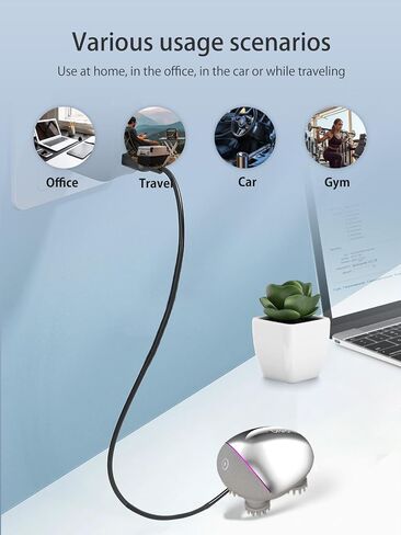Charger for Breo Portable Mini Scalp Massager, Magnetic USB SmartWatch Charging Cable 2.62ft/80cm,Charger Cable Replacement for Breo Mini Scalp Massager(Black) in Saudi Arabia