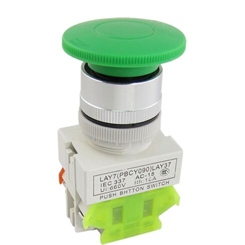 UXCELL A10090400UX0251 AC 660V 10A 40 MM GREEN MOSSHROOM BUNTIN in Saudi Arabia