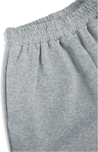 WDIRARA Women's Elastic Waist Sweatpants Sporty Gym Athletic Joggers Baggy Lounge Pants with Pockets in Saudi Arabia