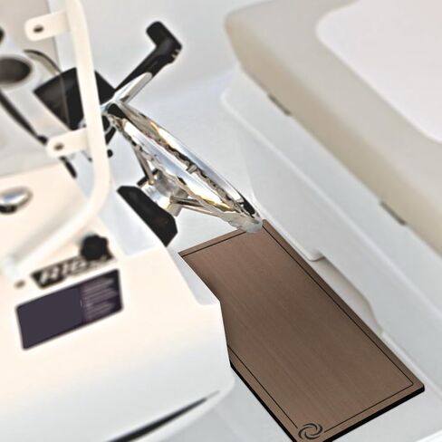 Helm Station Pad - 14 x 34 Boat Flooring Mat - 13mm Thick, Non-Skid EVA Foam Center Console Standing Deck Mat with Adhesive Backing in Saudi Arabia