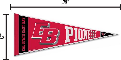 Rico Industries NCAA Cal State Bay Bay Pioneers Rally 12 "× 30" in Saudi Arabia