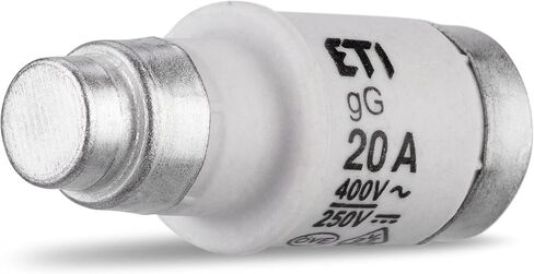 REV Neozed 0515025555 Fuse D02/E18 20 A 250 VDC / 400 VAC Pack of 10 Grey in Kuwait