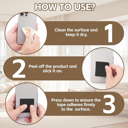 Rubber Grip Tape Kit, Durable Non-Slip Tape with 92 Customizable Pre-Cut Strips, Ideal for Increasing Friction and Comfortable on Phones, Cups, Tool Handles, and Game Controllers.(2Pack, Black) in Saudi Arabia