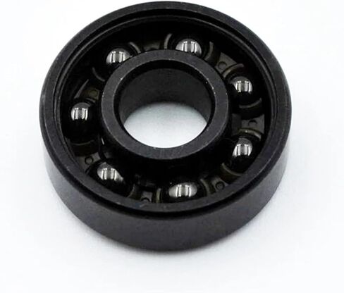 608 2RS Hybrid Black Ceramic Ball Bearing 8 * 22 * 7mm Roller Skate Skateboard Wheel 1Pcs in Saudi Arabia