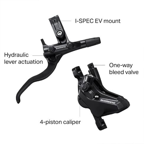 Shimano BR-M4120 قرص الفرامل الأسود ، الخلفية in Saudi Arabia