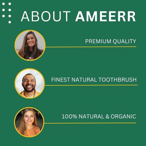 Miswak عصا للأسنان العضوية | طقم تبييض فرشاة الأسنان | جودة مميزة مياك | Siwak عصا الأسنان | مضغ طبيعي العصي للبشر | مع حامل القلم in Kuwait