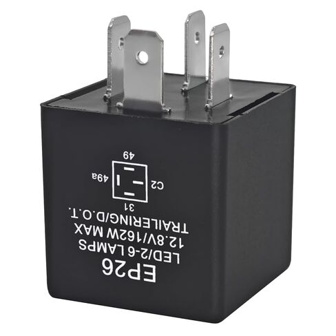 EP26 LED Turn Signal Flasher Relay - for 1997-2000 Jeep Wrangler TJ & 1993-1999 Dodge Grand Caravan/Neon (Not for 2001-06 Wrangler) Replaces 56009339 in Saudi Arabia