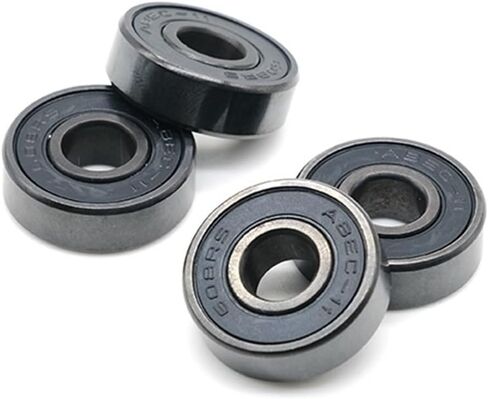 608 2RS 8x22x7 Mm Inline Roller Skate Wheel Bearing 608 RS Anti Rust Skateboard Ball Bearings 608RS Black Sealed 8x22x7 Mm 5PCS in Saudi Arabia