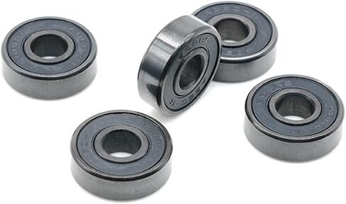 608 2RS 8x22x7 Mm Inline Roller Skate Wheel Bearing 608 RS Anti Rust Skateboard Ball Bearings 608RS Black Sealed 8x22x7 Mm 5PCS in Saudi Arabia