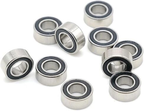 MR125RS 5x12x4 Mm Bearing Hobby Electric RC Car Truck MR125 RS 2RS Ball Bearings MR125-2RS Black Sealed 5PCS in Saudi Arabia