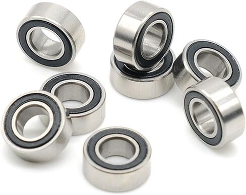 MR125RS 5x12x4 Mm Bearing Hobby Electric RC Car Truck MR125 RS 2RS Ball Bearings MR125-2RS Black Sealed 5PCS in Saudi Arabia