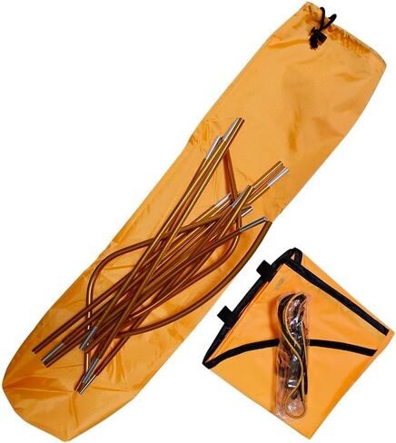 Kayak Sun Shade Canopy, Single Person, Waterproof, Orange, with Mounting Cords in Saudi Arabia
