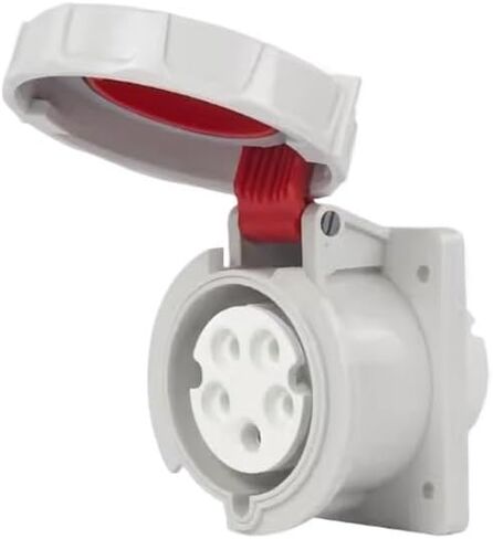 IP67 waterproof aviation connector 5 holes 16A three-phase explosion-proof industrial socket 220V(Concealed socket) in Saudi Arabia