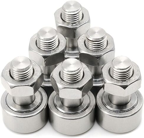 1PC High Precision KR12 CF4 M4x12x20mm Track Needle Roller Bearing Stud Type Cam Follower Roller Bearings Curve Roller Bearings Cam Follower Bearing in Saudi Arabia