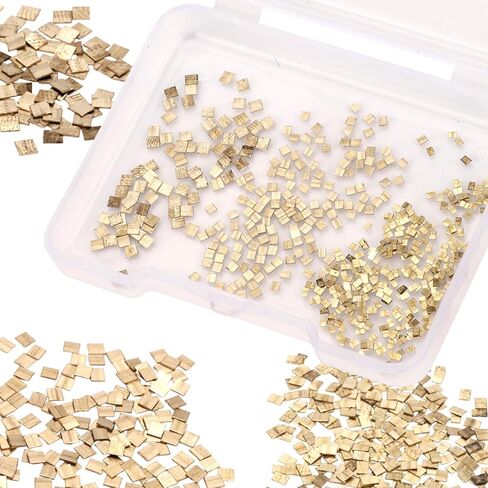 0.5 Gram (0.32DWT) 14K Gold Solder for Jewelry Making, 1.5x1.5mm Tiny Low Temp Gold Chip Solder for DIY Jewelry Soldering Repair Projects Precut & Easy Welding in Saudi Arabia