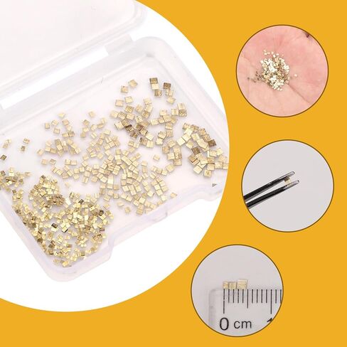 0.5 Gram (0.32DWT) 14K Gold Solder for Jewelry Making, 1.5x1.5mm Tiny Low Temp Gold Chip Solder for DIY Jewelry Soldering Repair Projects Precut & Easy Welding in Saudi Arabia
