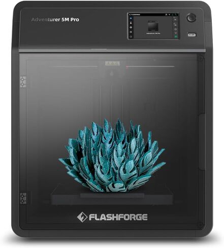 طابعة Flashforge AD5M Pro 3D-تسوية تلقائية عالية السرعة ، 600 مم/ثانية ، و 1 نقرة ، وطباعة هادئة 50dB مع الكاميرا ، وحزمة فوهة 0.4 و 0.6 مم ، وتبريد مساعدًا ، و 220 × 220 × 220 مم. in Saudi Arabia
