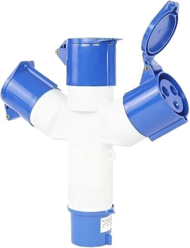 Waterproof industrial aviation and socket one in three out 3/4/5 core 16A32A non-explosion-proof three-phase power(3 core 32A) in Saudi Arabia