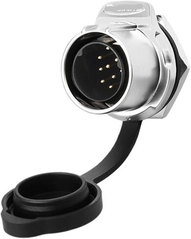LP20 aviation 14-pin female male threaded panel waterproof connector(Single hole male seat) in Saudi Arabia
