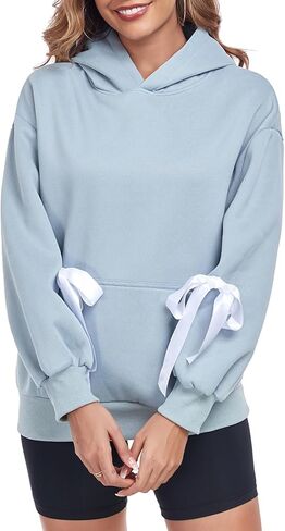 Hotian Womens كبير الحجم هوديز الصوف من مجموعة من أنواع البلوز in Kuwait