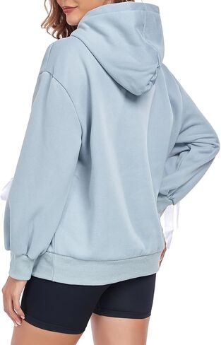 Hotian Womens كبير الحجم هوديز الصوف من مجموعة من أنواع البلوز in Kuwait