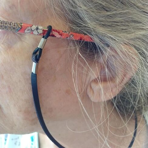 Glasses Strap - Premium ECO Leather Eye Glass String Strap - Eyeglass Chain for Women Men - Eye Glass Accessory Chain Around Neck - Eyeglass Retainer 5 Cords in Saudi Arabia