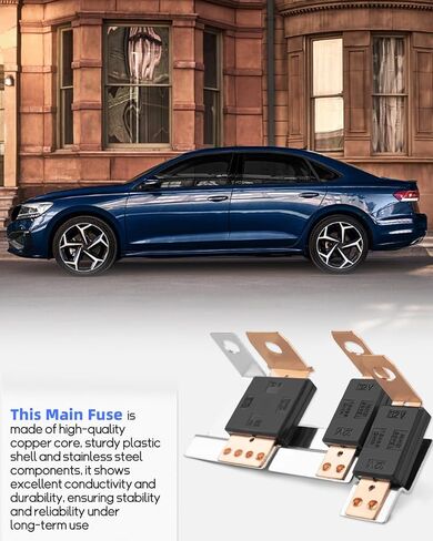 250A Multi-Purpose Main Fuse Fit for Volkswagen Jetta 2011-2018 Jetta GLI 2012-2018 Jetta Hybrid 2013-2016 Passat 2012-2022, Replacement 5C0-937-629-B 5C0937629B in Saudi Arabia