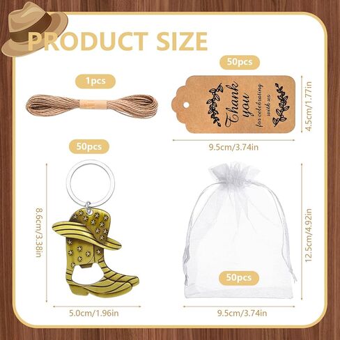 VZCBZC 30Set Cowboy Boot Bottle Opener Keychains Baby Shower Return Favors for Guests, Western Bottle Opener Souvenirs for Wedding Birthday Quinceanera Party Favors (Gold) in Kuwait