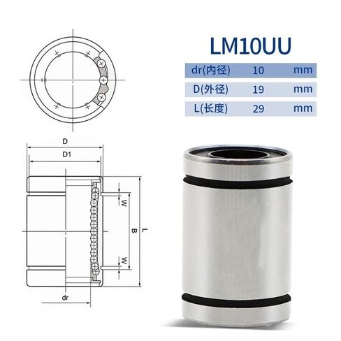 1PC Motion Linear Bearings LM20UU/6/8S13/10/12/16/25/30/35/3/4/5/40/50/60UU/80 Cylindrical Sleeve Ball Bearing(LM13UU 13x23x32mm) in Saudi Arabia