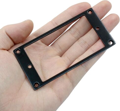 2Pcs Flat Humbucker Pickup Rings, Gold Humbucker Mounting Plate Electric Guitar Humbucker Ring Replacement in Kuwait