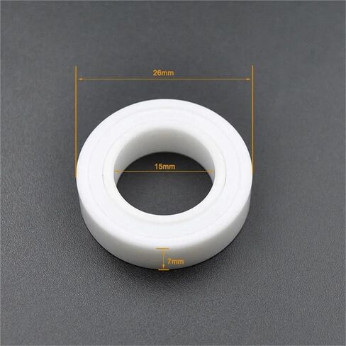 1piece Full Ceramic Bearing 15X26X7 mm 15267 2RS RS Both Sides Sealed MR15267 ZrO2 Zirconia Ball Bearings in Saudi Arabia
