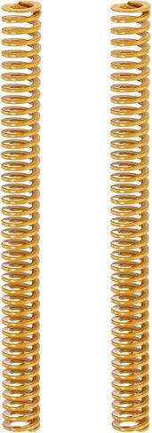 uxcell 2pcs 3D Printer Heating Bed Spring, 8mm OD 80mm Length Light Load Compression Mould Die Spring 3D Printer Compression Spring for 3D Printer Electric Part, Yellow in Kuwait