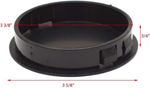Heyco Boat Dome Plug 2482 | 3 3/8 بوصة أسود in Saudi Arabia