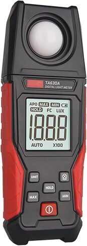 TA630A Luxometer Professional Lux Meter Handheld Light Meter High Accuracy Luxmeter Illuminometer Photometer (TA630A) in Saudi Arabia