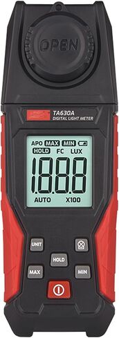 TA630A Luxometer Professional Lux Meter Handheld Light Meter High Accuracy Luxmeter Illuminometer Photometer (TA630A) in Saudi Arabia