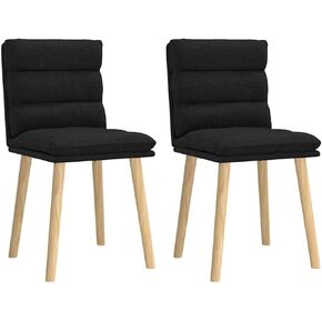Dining Chair Set of 6 - Dark Gray Fabric, Table Kitchen Chairs for Dining Room, Modern, Comfy, Restaurant, Room Use in Saudi Arabia
