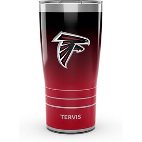 Tervis Traveler NFL Atlanta Falcons - Ombre Triple Walled Insulated Tumbler Travel Cup Keeps Drinks Cold & Hot, 20oz, Stainless Steel in Saudi Arabia