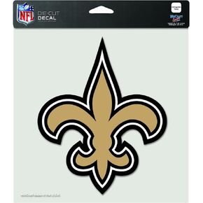 NFL New Orleans Saints 8-by-8 Inch Diecut ملصق ملون in Saudi Arabia