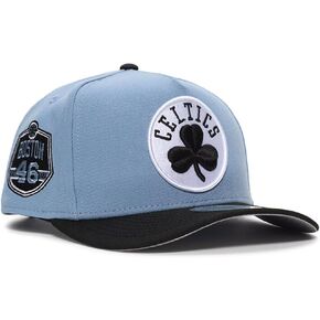 عصر جديد بوسطن سلتكس 9fifty a-frame Cooperstown est. 1946 NBA Side Patch Snapback Cap ، قبعة قابلة للتعديل باللون الأزرق الأسود in Saudi Arabia