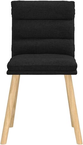 Dining Chair Set of 6 - Dark Gray Fabric, Table Kitchen Chairs for Dining Room, Modern, Comfy, Restaurant, Room Use in Saudi Arabia